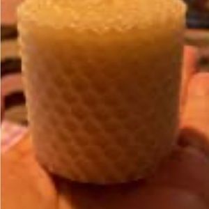 Beeswax candle votive